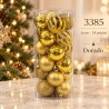 Esferas Navideñas 6cm 24 pcs 3385