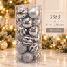 Esferas Navideñas 6cm 24 pcs 3385