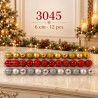Esferas Navideñas 6cm 12pcs 3045