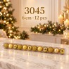 Esferas Navideñas 6cm 12pcs 3045