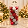 Esferas Navideñas 6cm 24pcs 3386