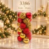 Esferas Navideñas 6cm 24pcs 3386