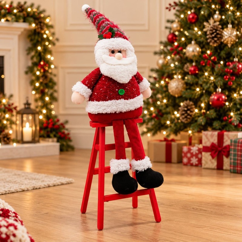 Muñecos Navideños en Escalera 3094