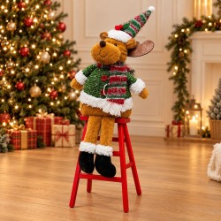 Muñecos Navideños en Escalera 3094