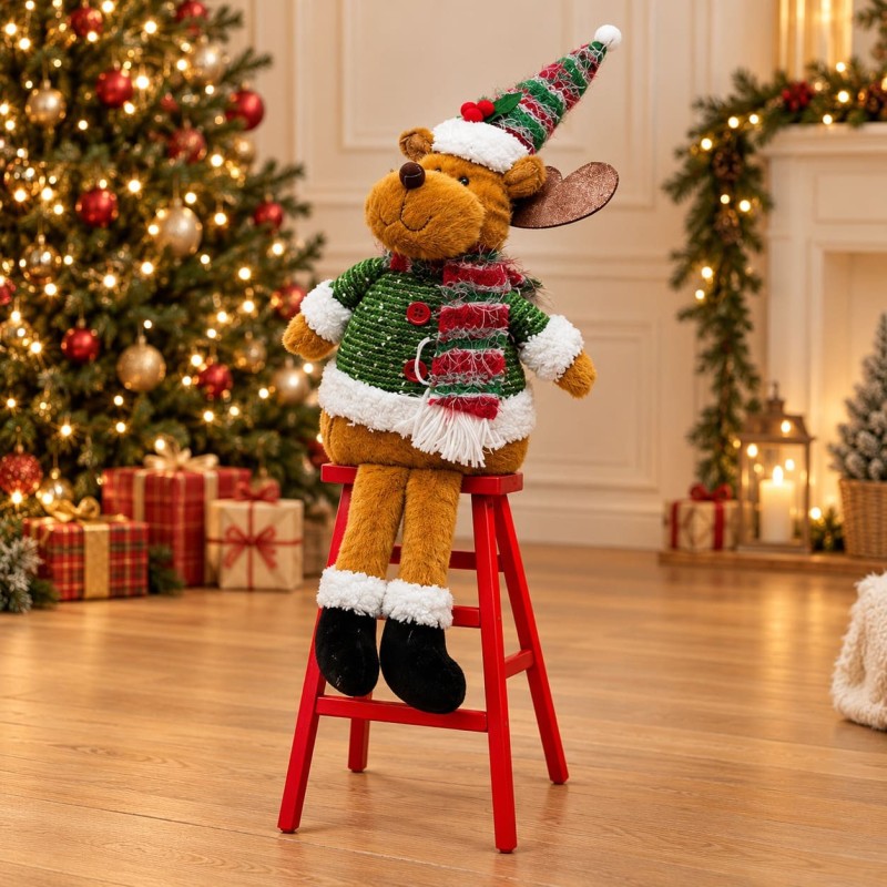 Muñecos Navideños en Escalera 3094