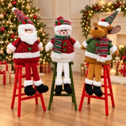 Muñecos Navideños en Escalera 3094