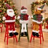 Muñecos Navideños en Escalera 3094