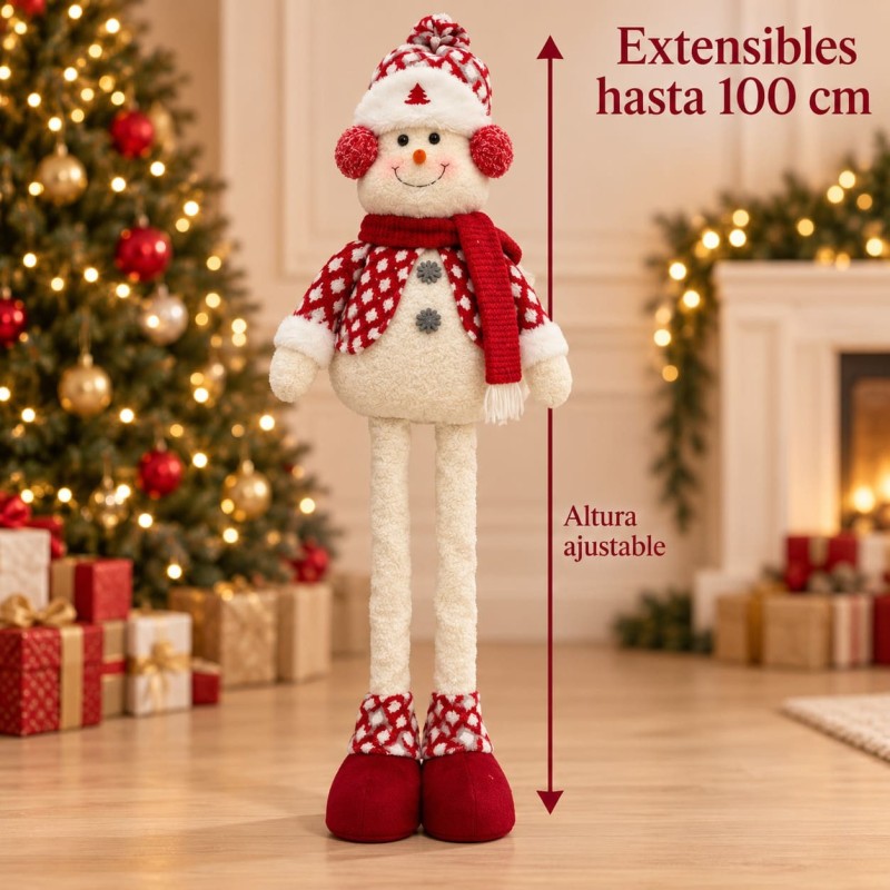 Muñecos Navideños Extensibles 100cm 3105