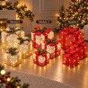 Cajas de Regalo Decorativas Navideñas con Luces 3 pcs 1985
