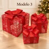 Cajas de Regalo Decorativas Navideñas con Luces 3 pcs 1985