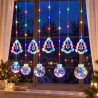 Cortina de Luces Árbol Esfera Multicolor 3x1.5mt 4044-2