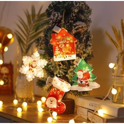 Adorno Colgante Navideño Individual con Luz y Pila 11,5cm 638
