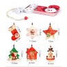 Adorno Colgante Navideño Individual con Luz y Pila 11,5cm 638