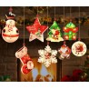 Adorno Colgante Navideño Individual con Luz y Pila 11,5cm 638
