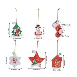 Adorno Colgante Navideño Individual con Luz y Pila 11,5cm 638