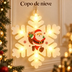 Adorno Colgante Navideño Individual con Luz y Pila 11,5cm 638