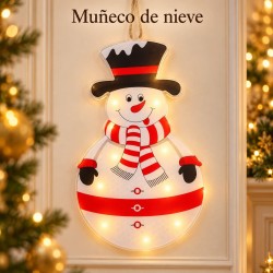 Adorno Colgante Navideño Individual con Luz y Pila 11,5cm 638