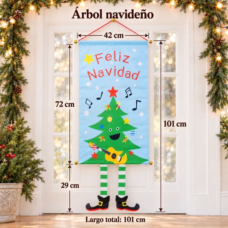 Banderines Colgantes Navideños 100cm 3401