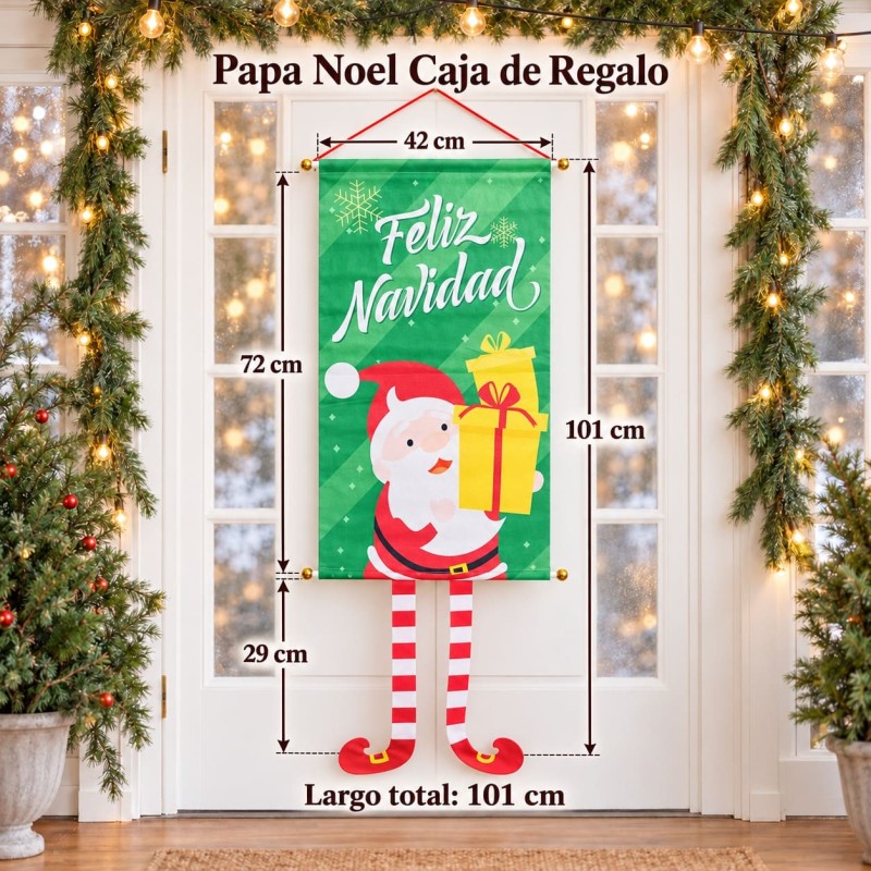 Banderines Colgantes Navideños 100cm 3401