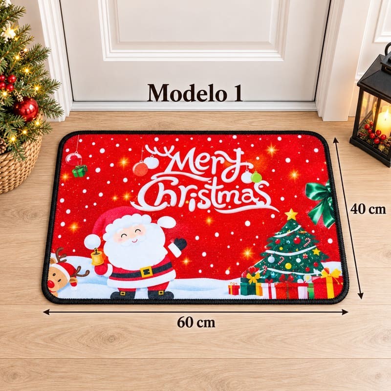 Alfombras navideñas rectangulares 60 x 40CM 681