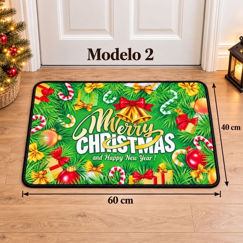 Alfombras navideñas rectangulares 60 x 40CM 681