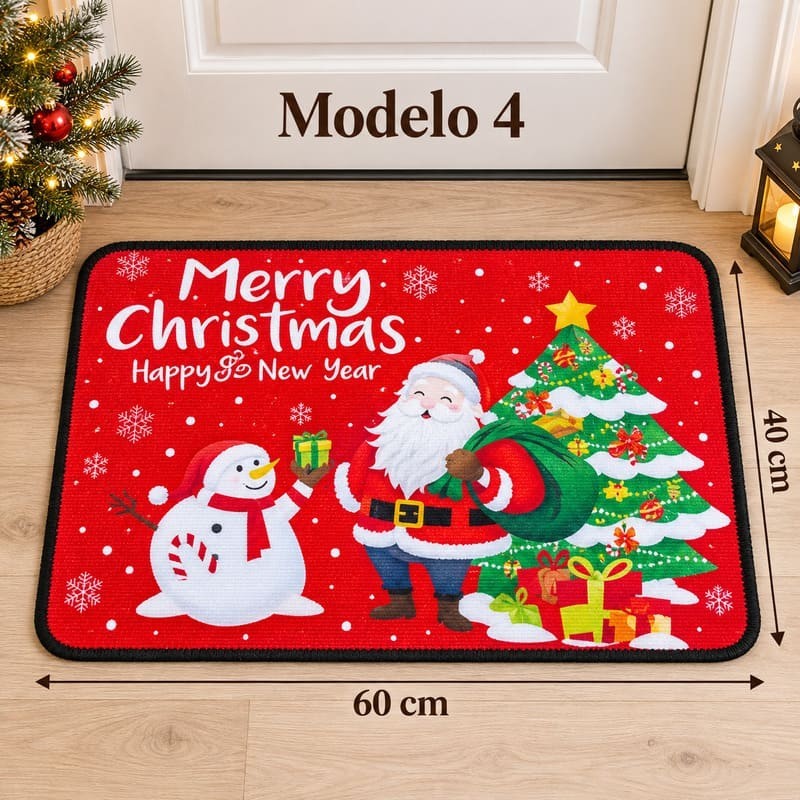 Alfombras navideñas rectangulares 60 x 40CM 681