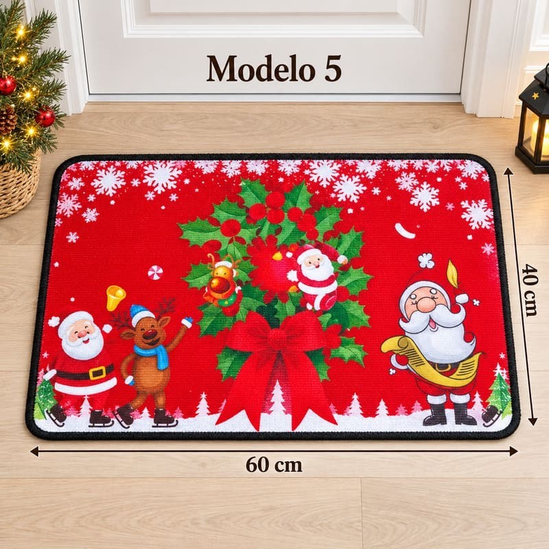 Alfombras navideñas rectangulares 60 x 40CM 681