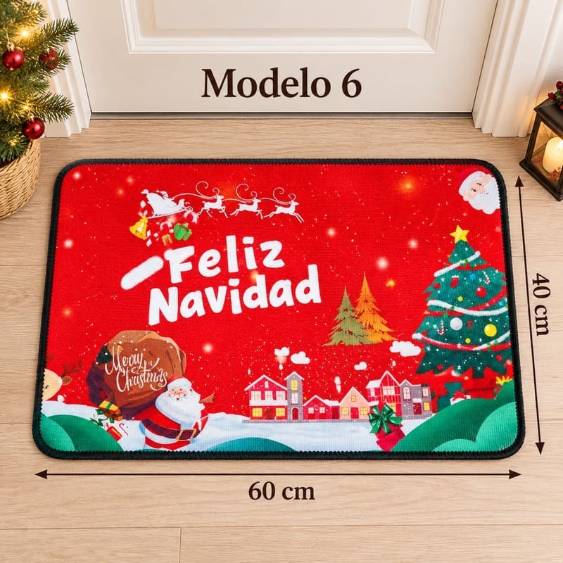 Alfombras navideñas rectangulares 60 x 40CM 681