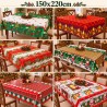 Manteles Navideños 150x220cm Poliéster Tipo Tatefán 680