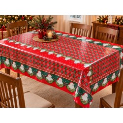 Manteles Navideños 150x220cm Poliéster Tipo Tatefán 680