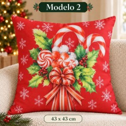 Fundas de Almohada Navideñas 43x43xcm 4103