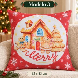 Fundas de Almohada Navideñas 43x43xcm 4103
