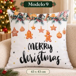 Fundas de Almohada Navideñas 43x43xcm 4103