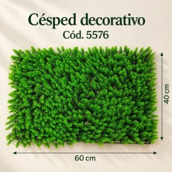 Césped Sintético Decorativo 60x40cm 5576