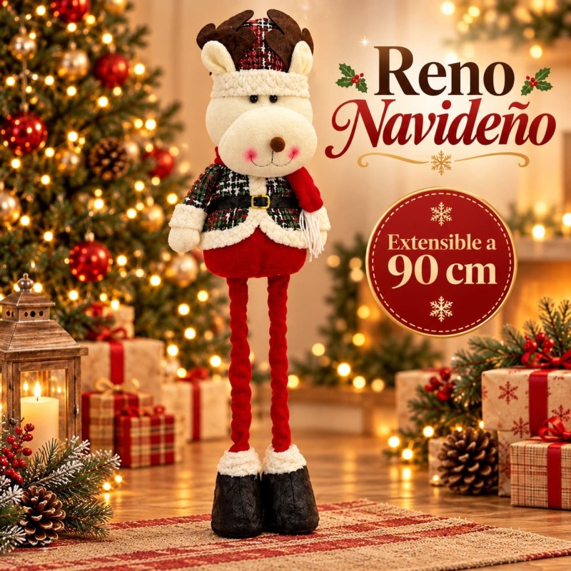Muñecos Navideños Extensibles 90cm 3431