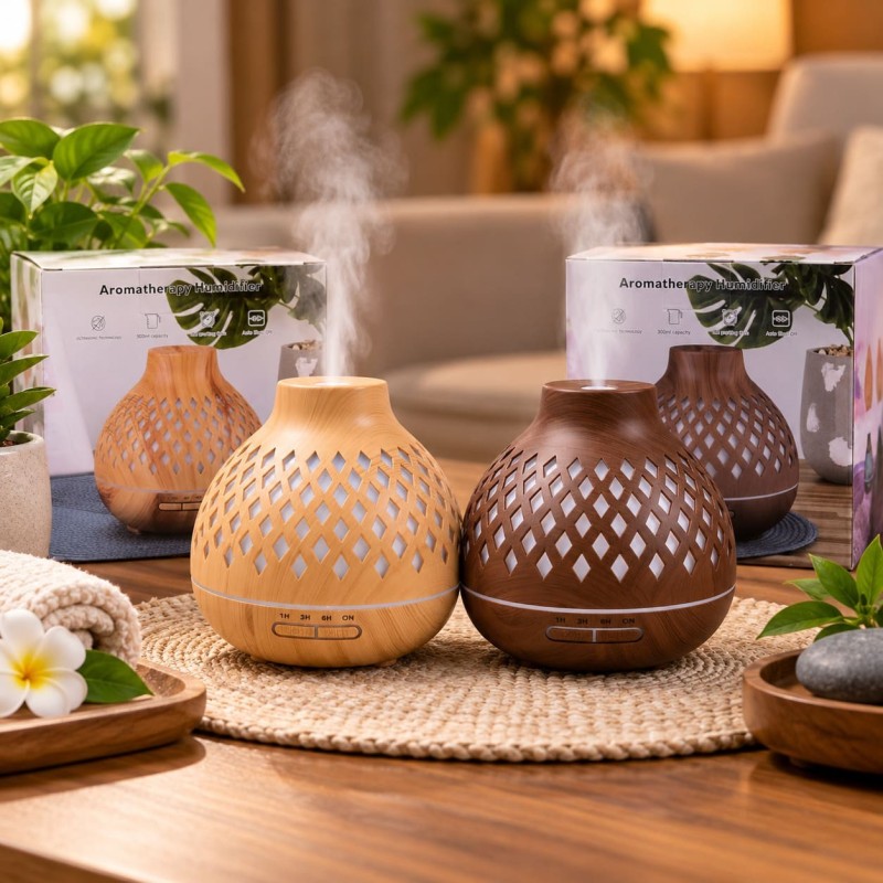Humidificador de Madera Grande 4930
