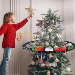 Tren Navideño para Árbol Elevado 52 piezas 94.7cm diámetro 3715