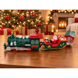 Tren Navideño para Árbol Elevado 52 piezas 94.7cm diámetro 3715