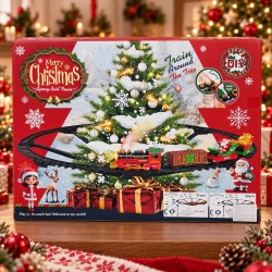 Tren Navideño para Árbol Elevado 52 piezas 94.7cm diámetro 3715
