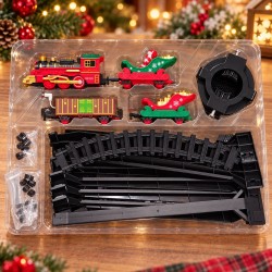 Tren Navideño para Árbol Elevado 52 piezas 94.7cm diámetro 3715