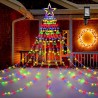 Cascada de Árbol Navideño Multicolor 2mt 4053
