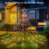 Cascada de Árbol Navideño Multicolor 2mt 4053