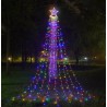 Cascada de Árbol Navideño Multicolor 2mt 4053