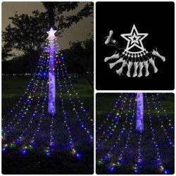 Cascada de Árbol Navideño Multicolor 2mt 4053