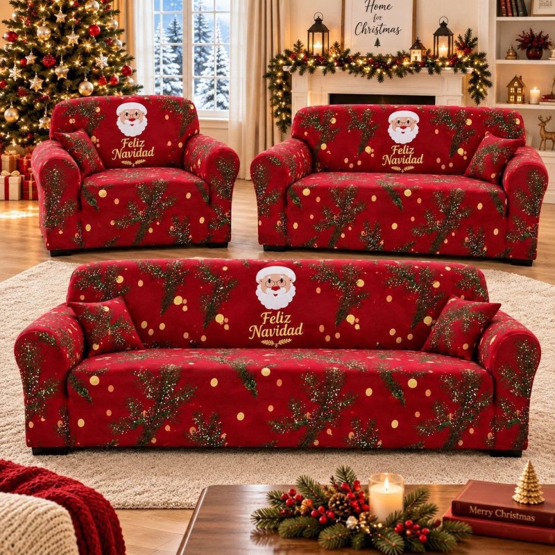 Juego de Forros de Muebles Navideños 3pcs 3399