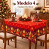 Manteles Navideños 150x180cm Poliéster Tipo Tatefán 679
