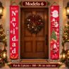 Par de Banderines Navideños 180x30xcm 3402
