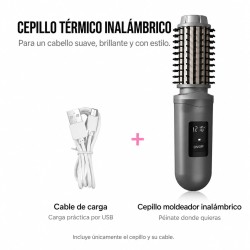 Cepillo Alisador y Ondulador de Cabello Inalámbrico 2671