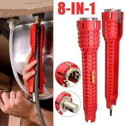 Llave Inglesa 8 en 1 para Fontanería