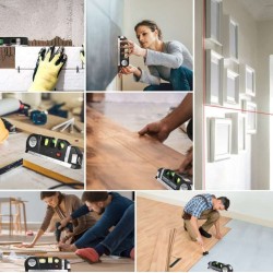 NIVELADOR LÁSER ALINEADOR + CINTA MÉTRICA LASER LEVELPRO3